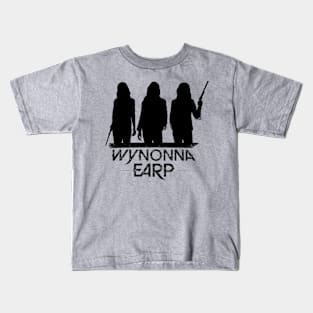 (Black Print) Wynonna Earp X3 T-Shirt Kids T-Shirt